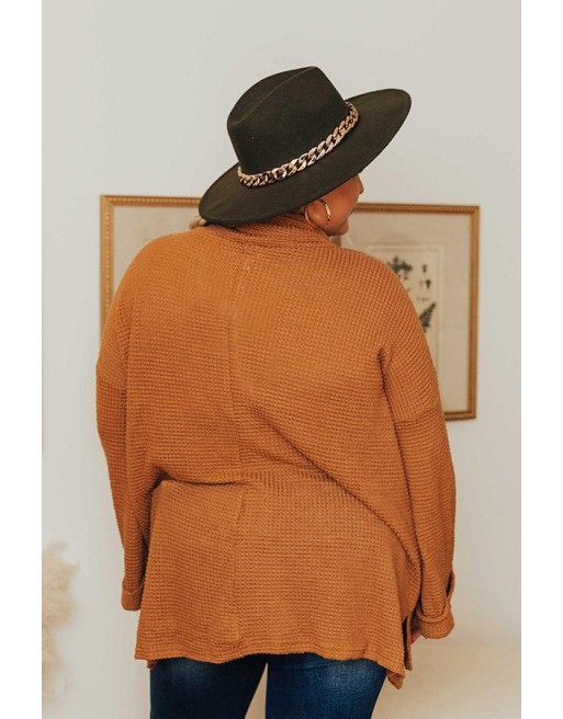 Waffle Knit Tunic In C l Curves