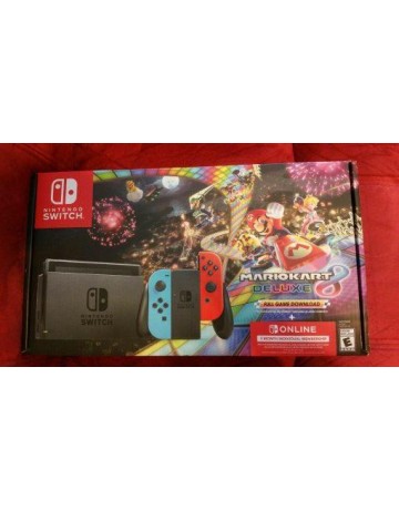 * NEW* Nintendo Switch Bundle with Mario Kart 8 and 3 month membership 32GB