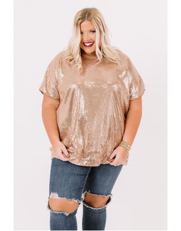 Sequin Shift Top In C l Curves