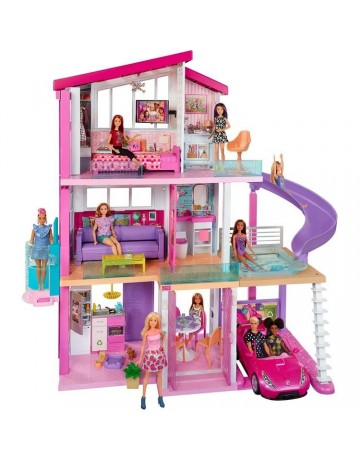 Barbie Dreamhouse Dollhouse with Pool, Slide and Elevator